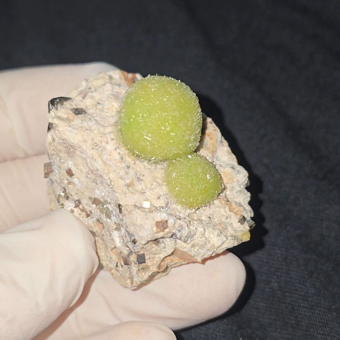 Pyromorphite, piryt, Guangxi, Chiny