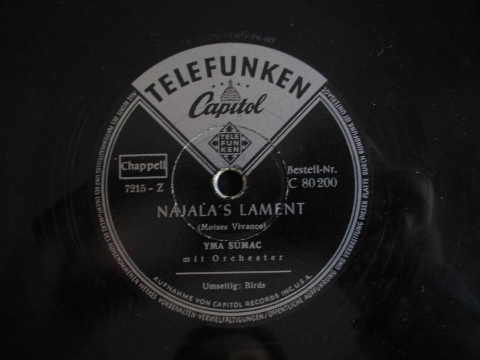 Disco Vinil Yma Sumac Najala's Lament / Birds