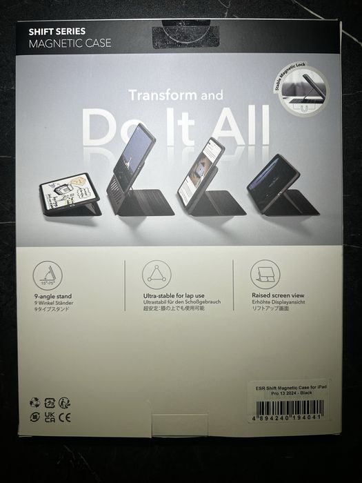 ESR etui case do iPad Pro 13” M4, M5