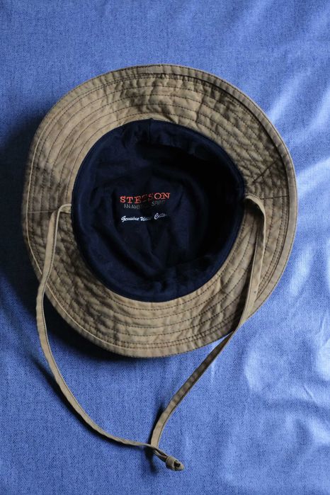 Брезентова вощена панама Stetson Waterproof Waxed Cotton