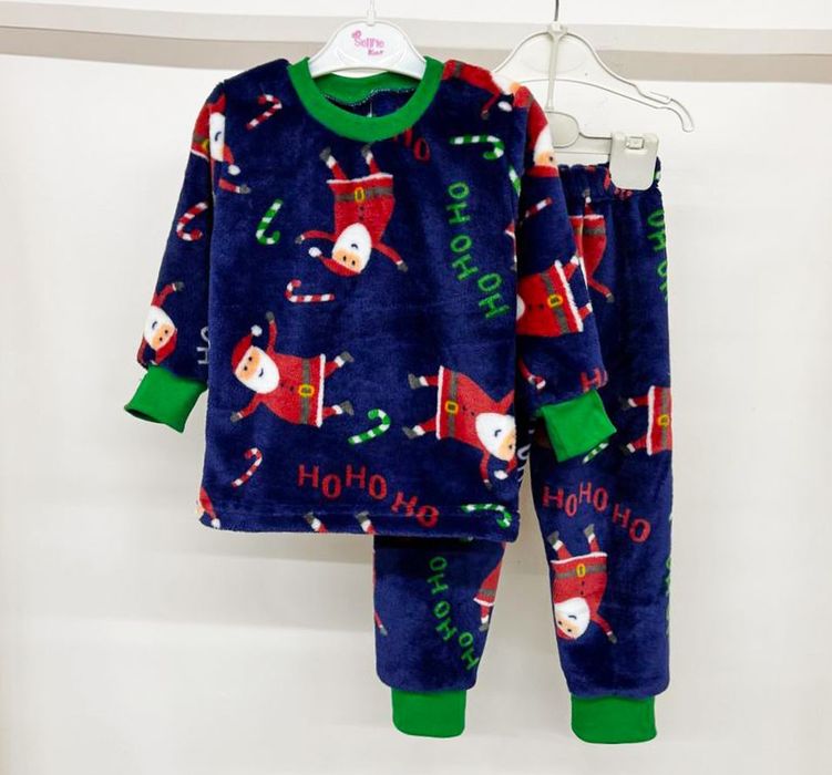 Дитяча тепла махрова піжамка