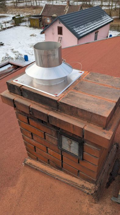 Rozwiercanie frezowanie kominów diamentowo-montaż wkładów kominowych.