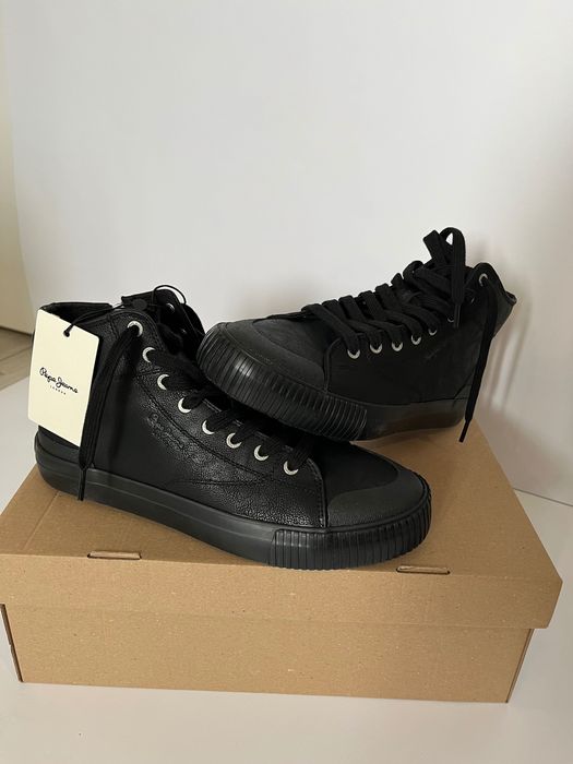 Trampki skórzane męskie Pepe Jeans; nowe, z metką; rozmiar 42