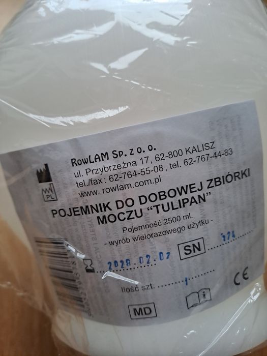 Pojemnik do dobowej zbiórki moczu  "Tulipan"
