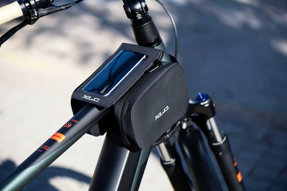 Sakwa rowerowa na ramę XLC BA-W36 waterproof uchwyt telefon etui