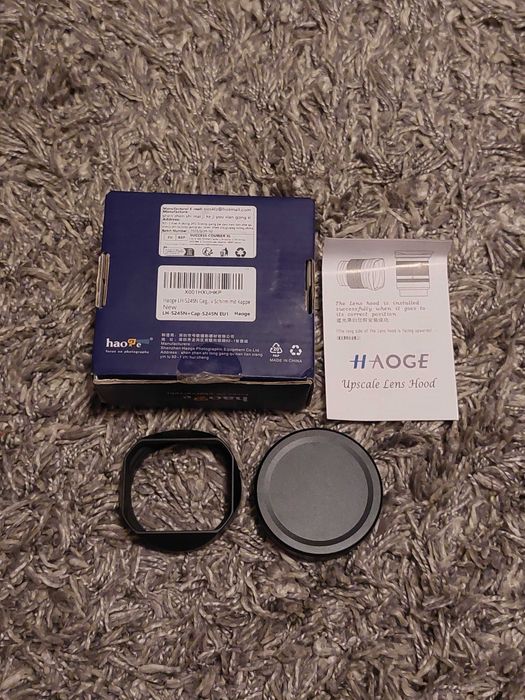 Haoge LH-S245N + dekielek - metalowa osłona do Sony FE 24/40/50 G 2.5 i RX1 RX1R II
