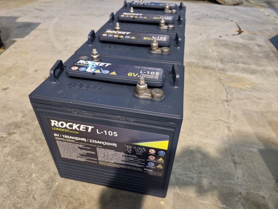 Baterie Trakcyjne Melex Magazyn Energi Rocket L- 105 6V 24v