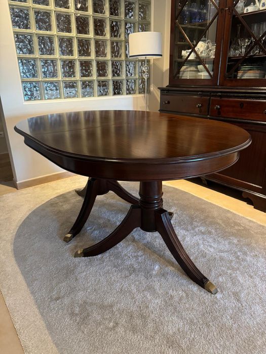 Mesa extensivel de madeira estilo Inglês