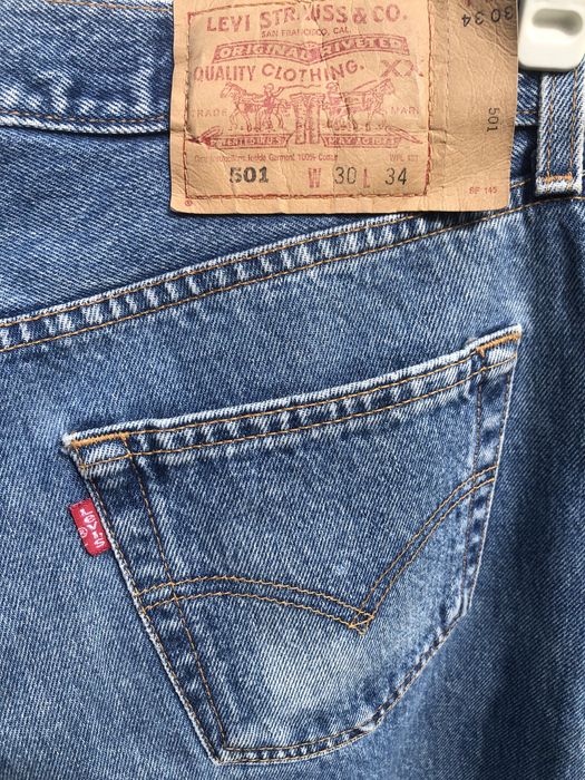 Spodnie jeans męskie Levis 501