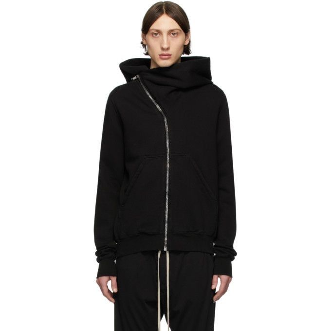 НА РУКАХ!! Rick Owens asymmetrical zip hoodie M L XL archive opium 1:1