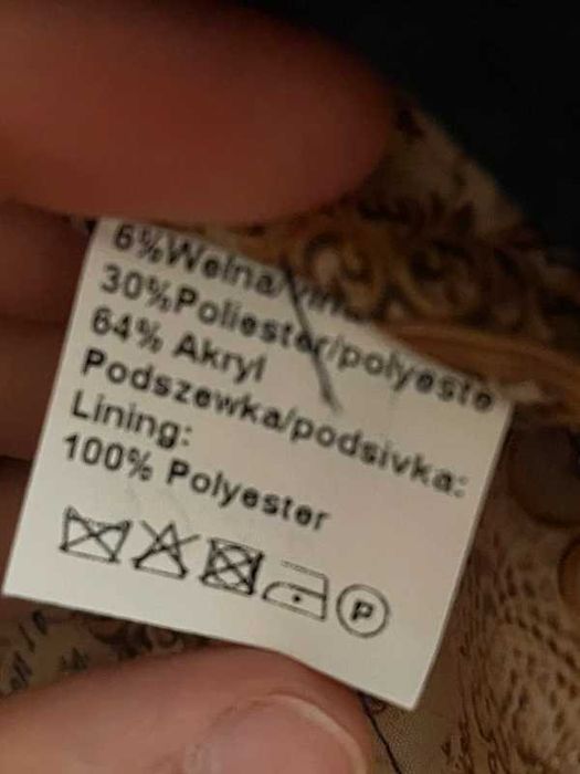 Nowy płaszcz jesienno-zimowy Adrianno Damianii granat 50
