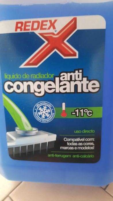 Anticongelante -11ºC - Azul REDEX - 5L - novo