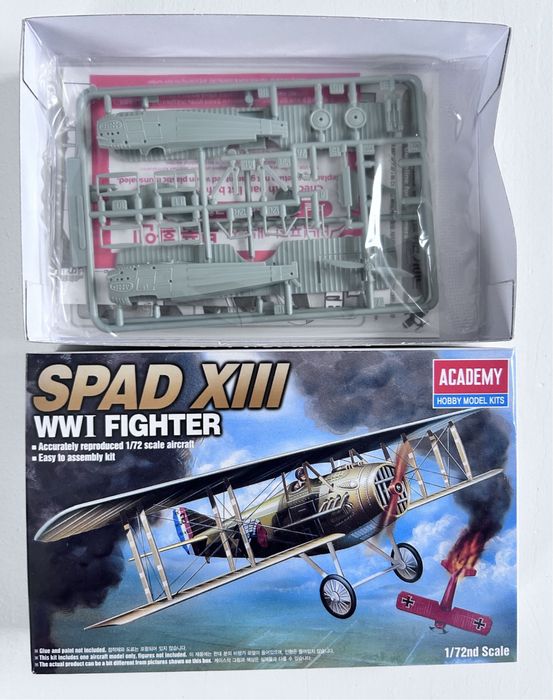 Samolot Spad Xlll model 1:72 Academy 12446