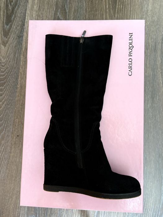 Сапоги замшевые, евро зима