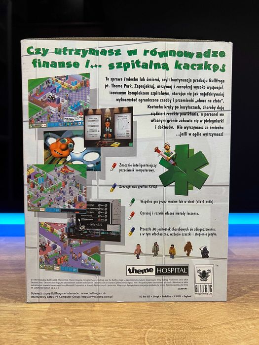 Theme Hospital (PC PL 1997) BIG BOX polskie wydanie IPS