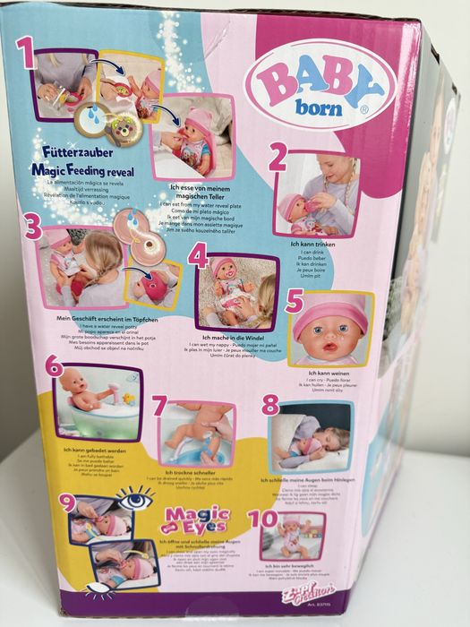 Лялька Baby Born Емма у костюмі ведмедика бейбі борн