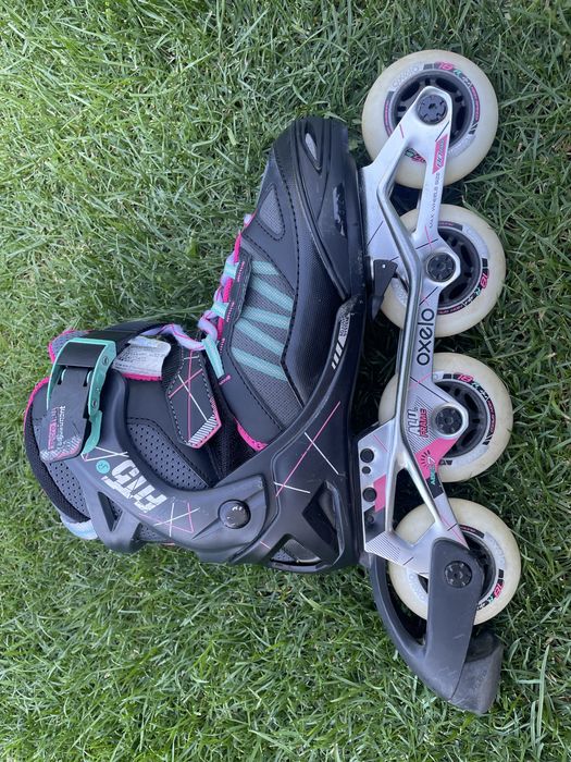 Rolki Fit5 Jr 35-38 + zestaw ochraniaczy