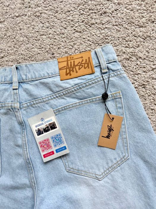 Джинсовые шорты Stussy