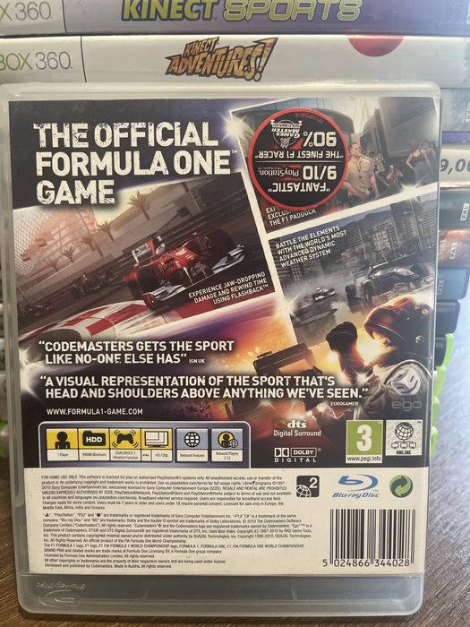 Formula 1 2010 ps3 gra