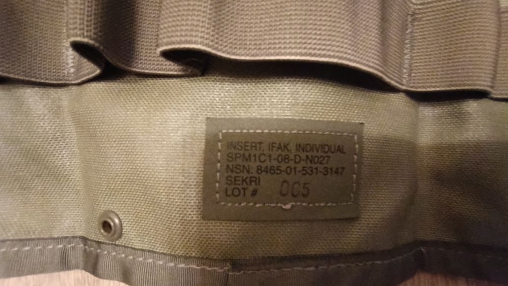 Wkład do apteczki IFAK A-1 US