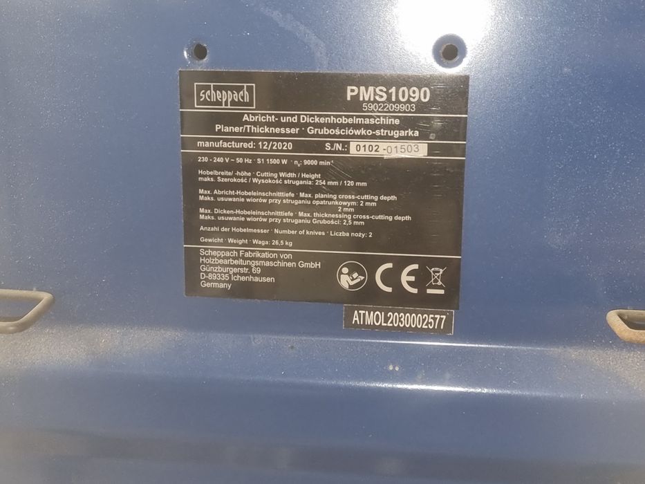 Grubościówka Scheppach PMS1090