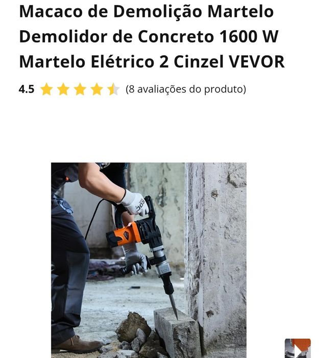 Martelo motopic de demolição