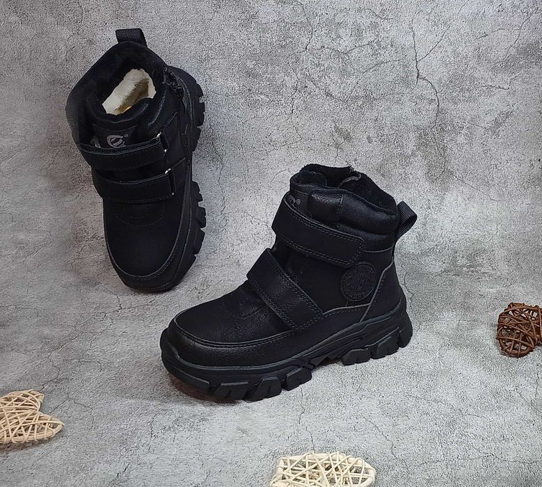 Дитячі зимові черевики Clibee для хлопчика 32 33 34 35 36 37 38 чоботи