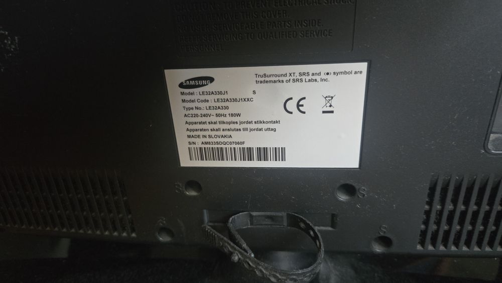 TV  Samsung niesprawny