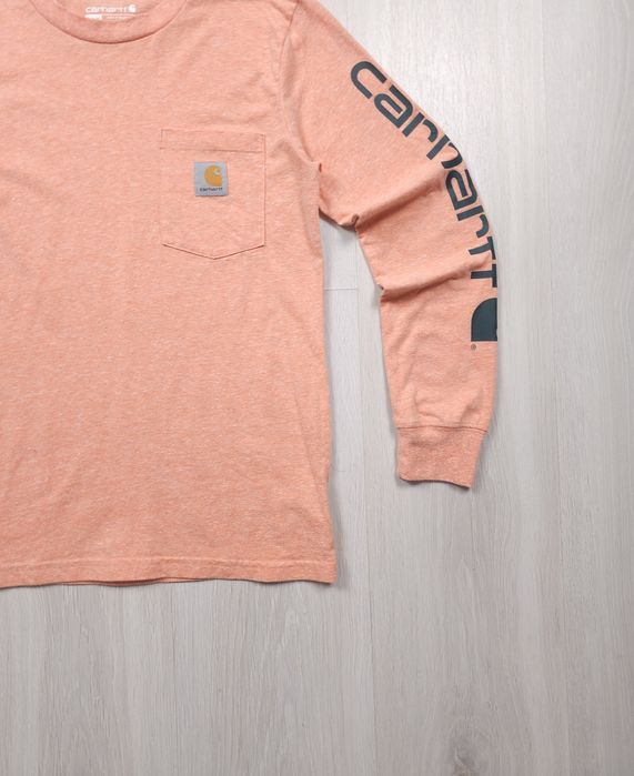 Carhartt Kids Loose Fit Long Sleeve Tee Peach 10-12 Years (TK6279)