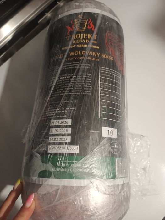 Mięso wołowe kebab 50/50