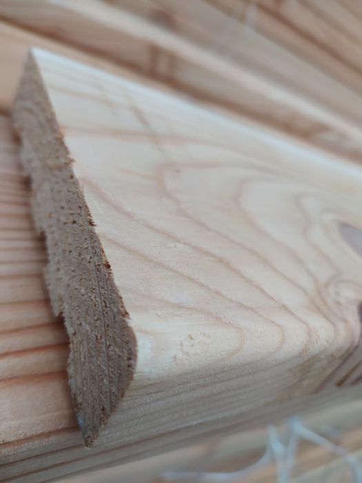 Deska tarasowa modrzew gładka lub ryflowana