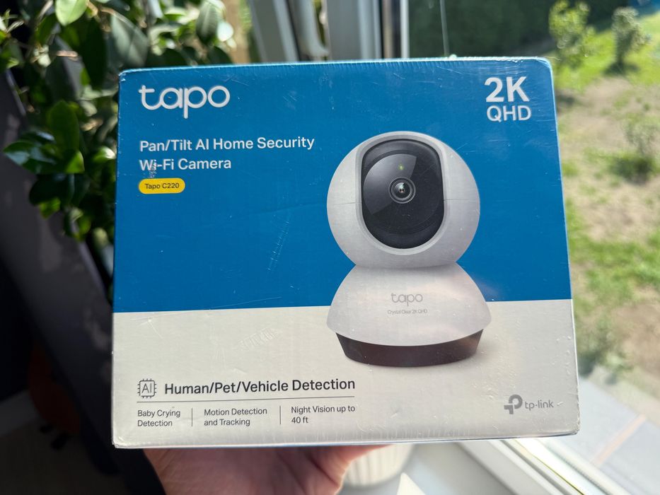 Kamera TP-LINK Tapo C220 Wewnętrzna, Wi-Fi, Kamera obrotowa biała