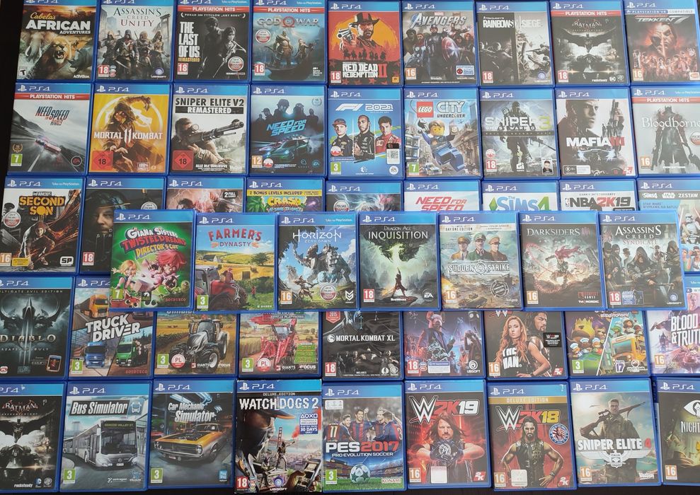 Gra Ps4 Gry PlayStation 4 LEGO Sniper Diablo GOW Farming Simulator Hit