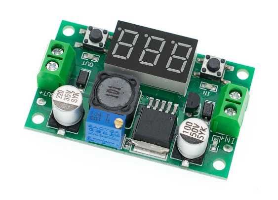 Модуль на LM2596 3A,4-40V, з дисплеєм