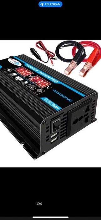 Інвертор 500/5000 w .Для дома,гаража.Достввка