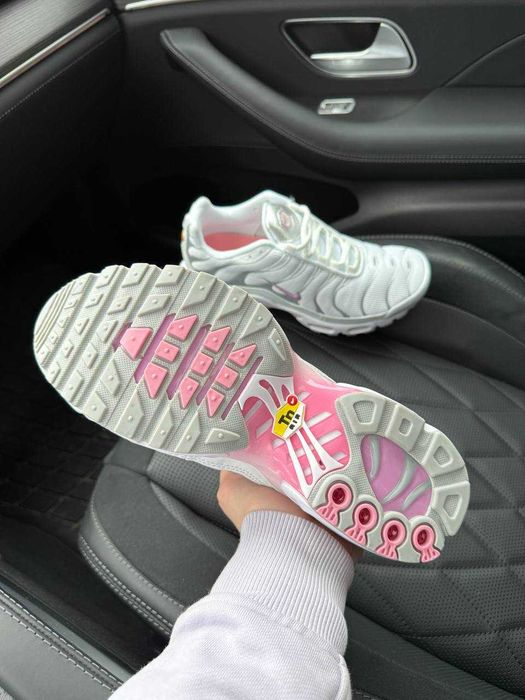 ‼️Кросівки Nike Air Max TN Plus White Grey Pink