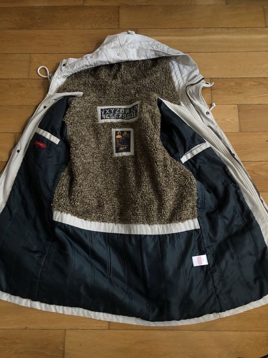 Bardzo ciepła kurtka zimowa (parka) River Island r.L z futrem