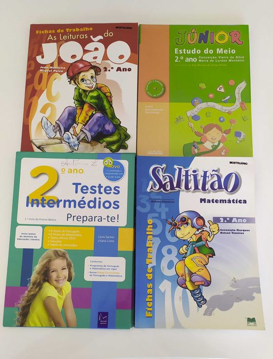 Livros, fichas de exercícios, etc. 2º ano