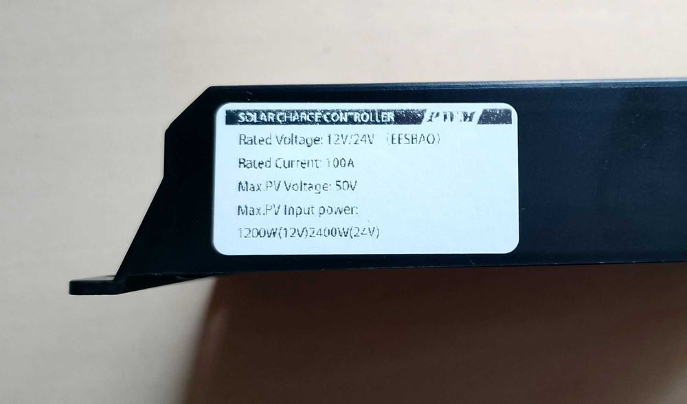 Контроллер заряда солнечных панелей 100А 12в/24в 1200вт/2400вт ШИМ PWM