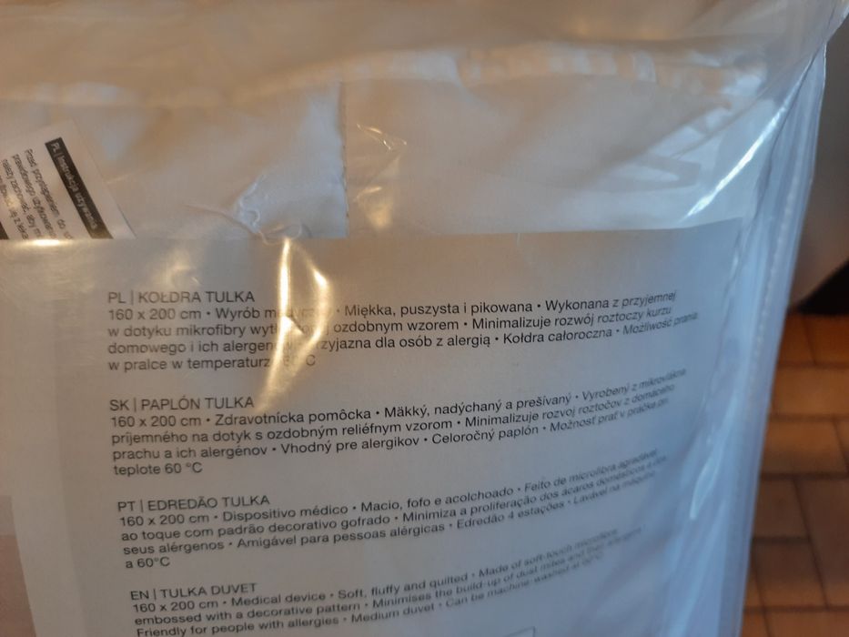 Zestaw Smukee kołdra z poduszką, kolor biały