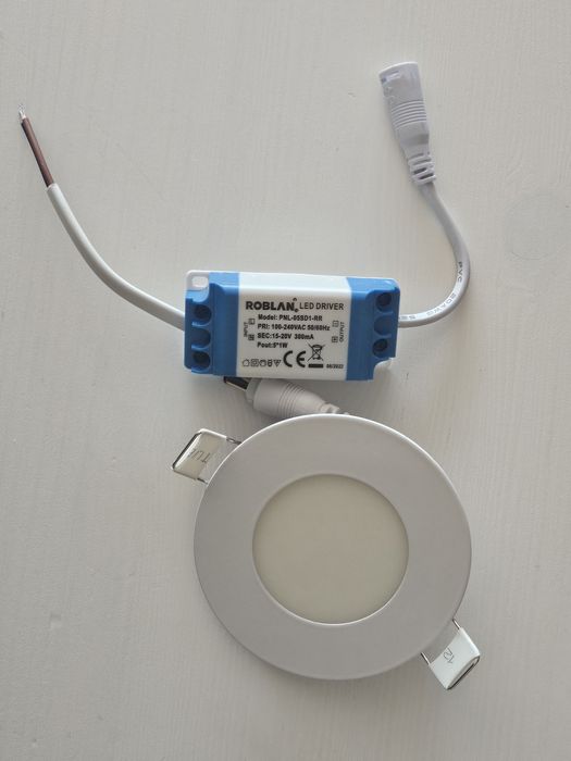 2 Lâmpadas LED, 3W, cor 4000K