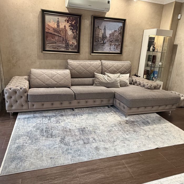 Диван кутовий, правий, не розкладний