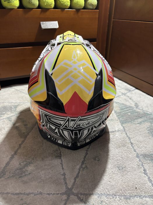 Capacete de Cross / Enduro NAVA – Praticamente Novo!