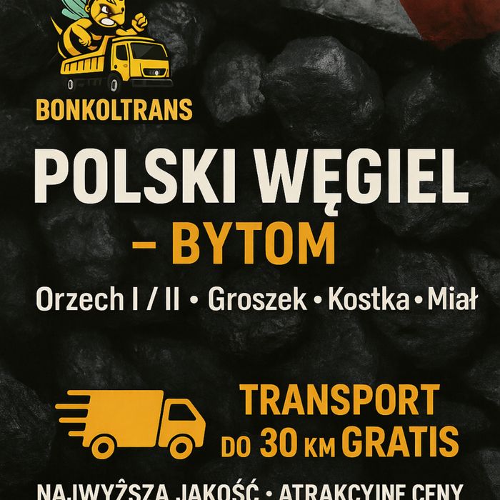 Sprzedaż wegla. Dowóz w cenie!
