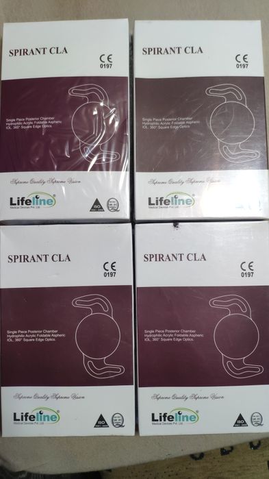 Інтраокулярні лінзи Spirant CLA VVB805CLA (+12.5, +16.5, +18.5