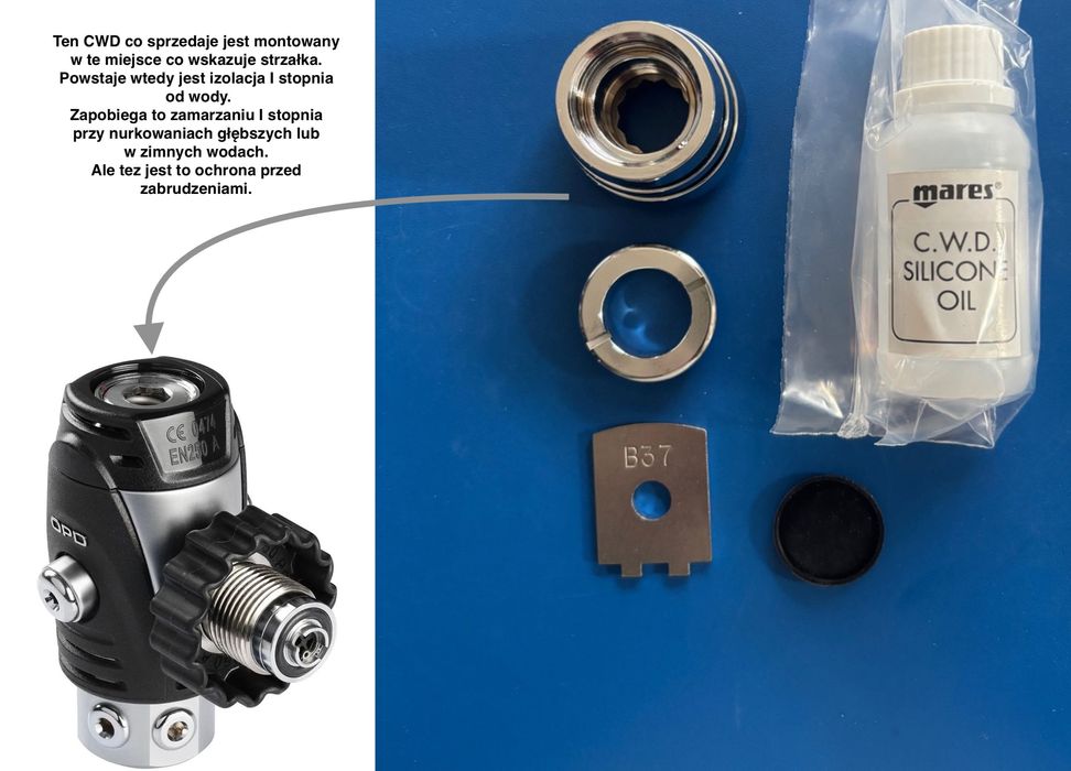 Izolacja na zimne wody Mares CWD Dry do 82X