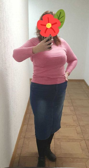 Спідниця джинсова розмір 54