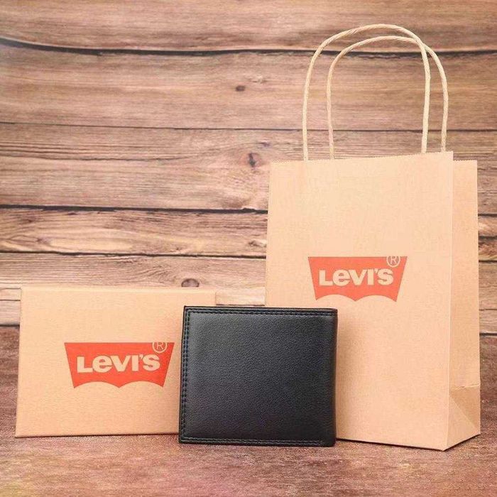 Кошелек с натуральной кожи Levis, гаманець Levis