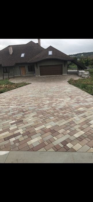 Бруківка з каменя піщаника теребовлянського. Вироби з піщаника