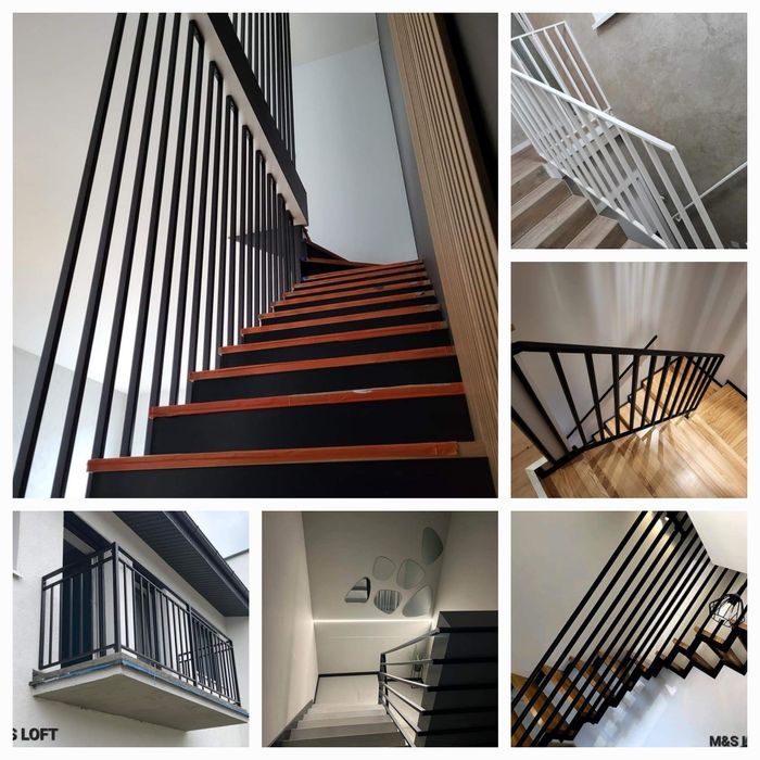 Balustrady metalowe.